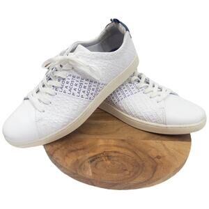 Lacoste Men's Carnaby EVO 119 2 U Sneakers Blue White size 12